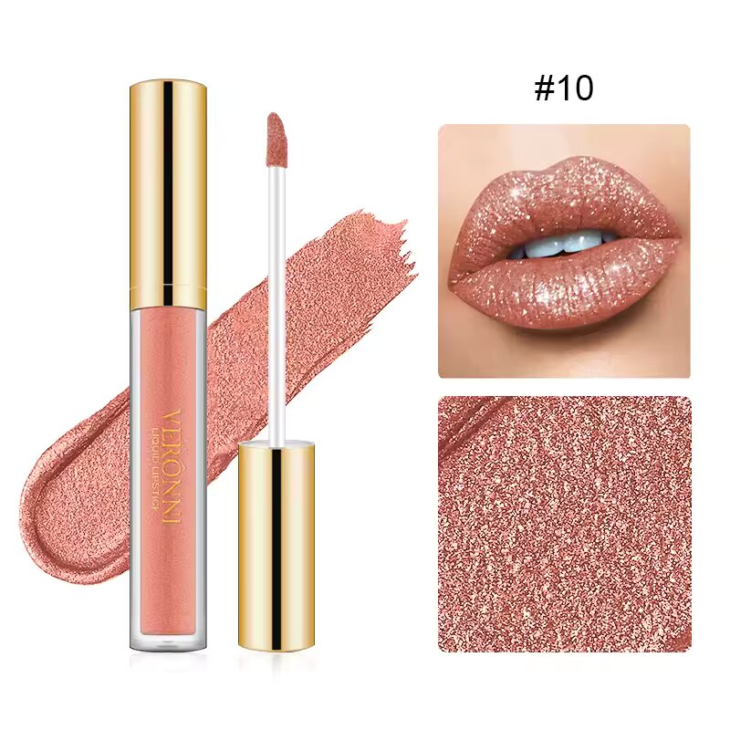 DiamondShine™ Tekutá rúž | Intenzívna farba, zrkadlový lesk (1+1 ZDARMA)