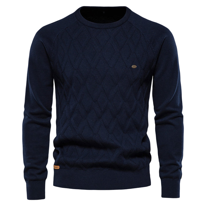 Herren Rollkragenpullover mit schmaler Passform | Warmer Strickpullover mit atmungsaktivem Stoff und eng anliegendem Rollkragen