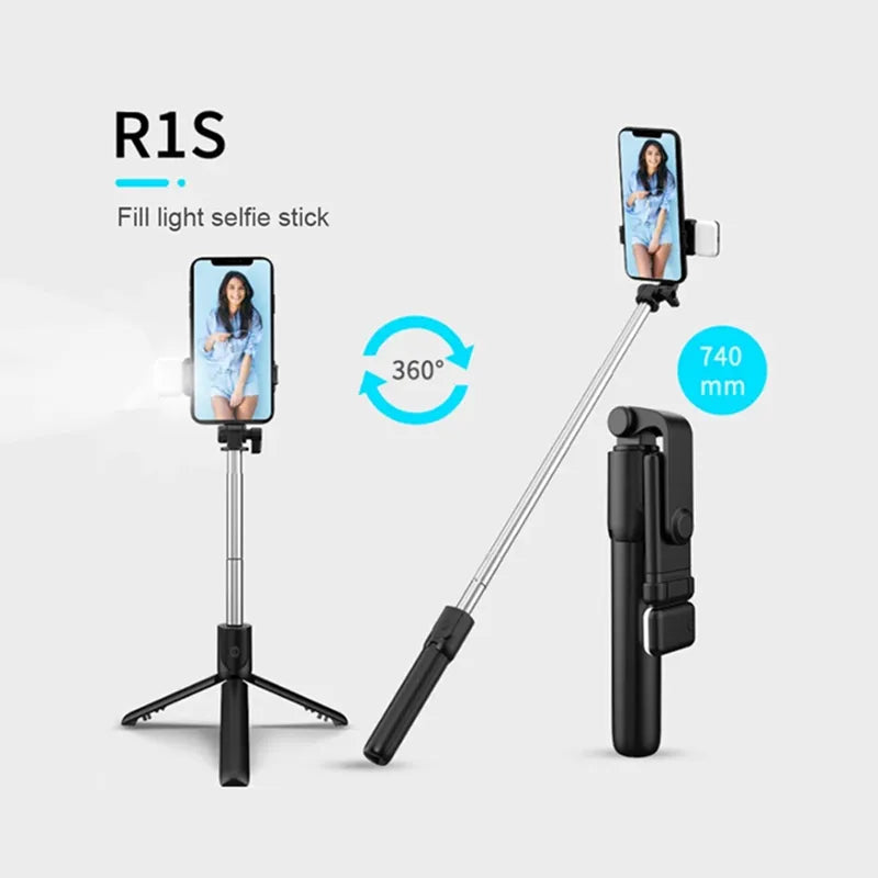 LightSnap™ - Bluetooth-Selfie-Stick mit Stativfunktion