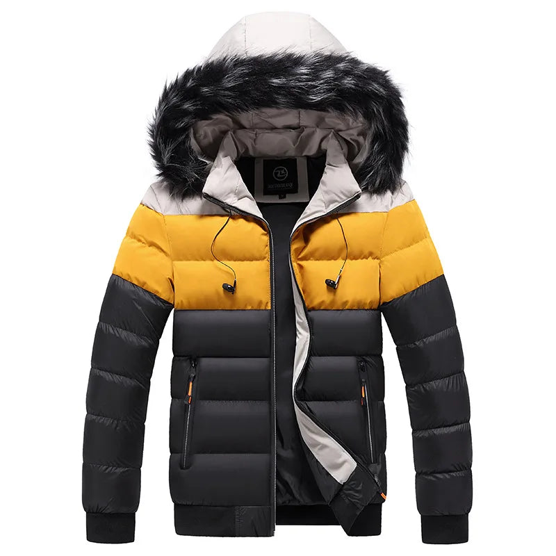 Herren Winterparka wasserdicht und winddicht | Thermisch isolierte Winterjacke für extreme Kälte, Alltag und Outdoor-Aktivitäten