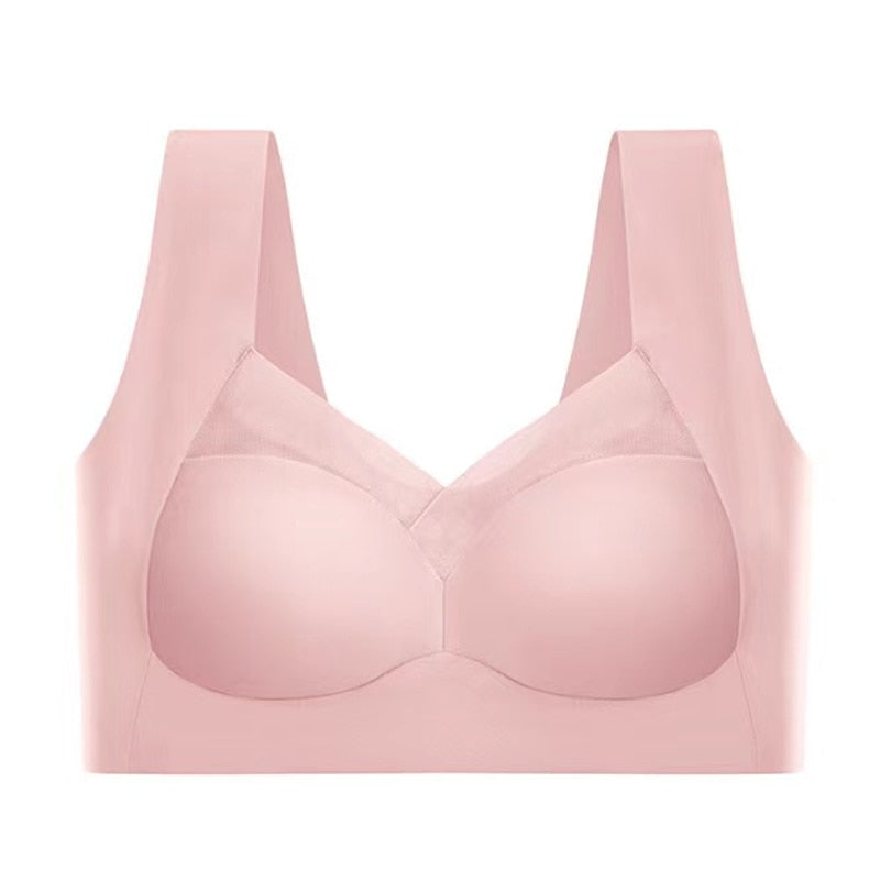 Soutien-gorge confortable sans armatures | Sans coutures et respirant | Maintien 360°, doux et extensible, idéal pour le quotidien, le sommeil et le sport (lot 1+2)