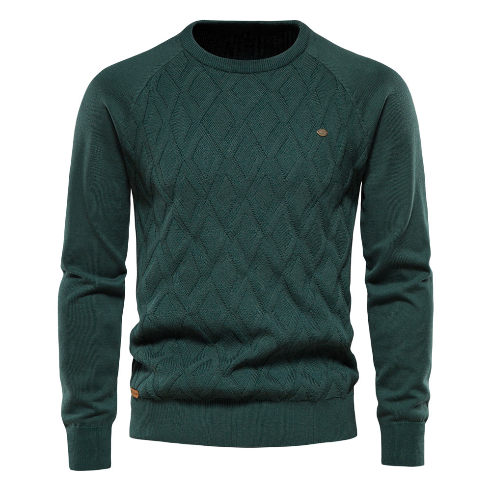 Herren Rollkragenpullover mit schmaler Passform | Warmer Strickpullover mit atmungsaktivem Stoff und eng anliegendem Rollkragen