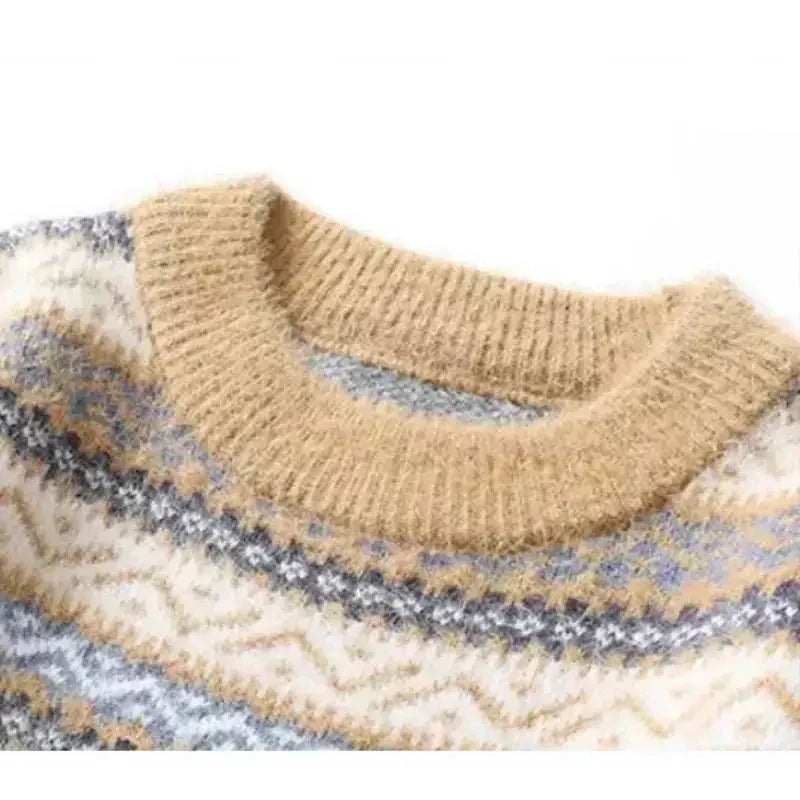 Damen Strickpullover warm und bequem | Gemütlicher Langarmpullover mit weicher Strickstruktur und Regular-Fit-Passform für kalte Tage