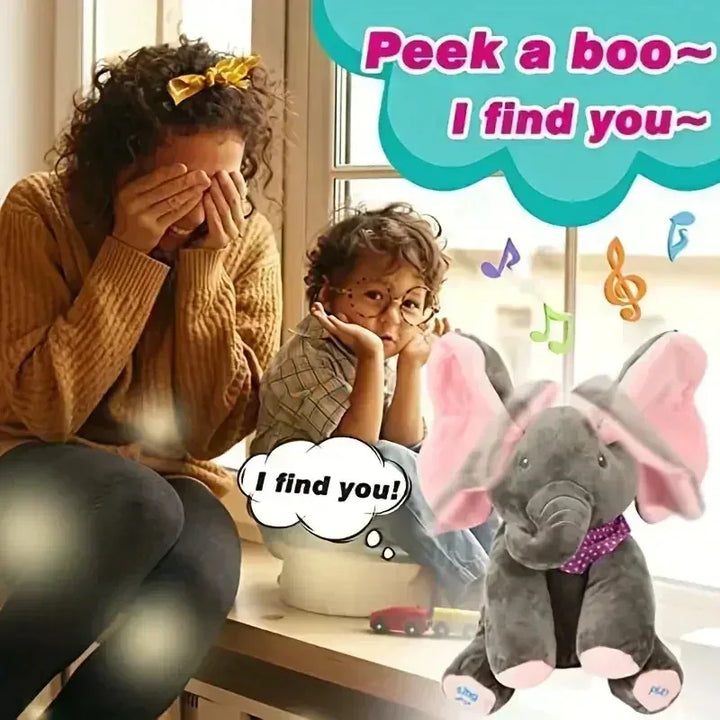 PeekPal™ – Sprechendes Elefanten-Plüschtier, das spielt, singt und begeistert