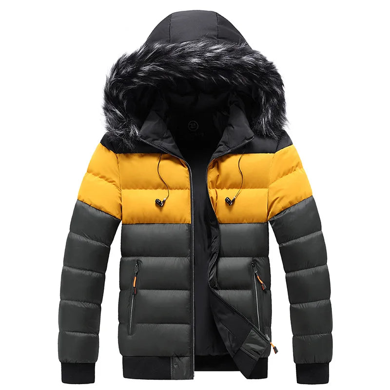 Herren Winterparka wasserdicht und winddicht | Thermisch isolierte Winterjacke für extreme Kälte, Alltag und Outdoor-Aktivitäten
