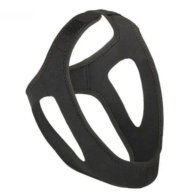 Anti-Snurk Hoofdband | Comfortabel Slaapmasker met Kinsteun | Verstelbaar &amp; Ademend Neopreen