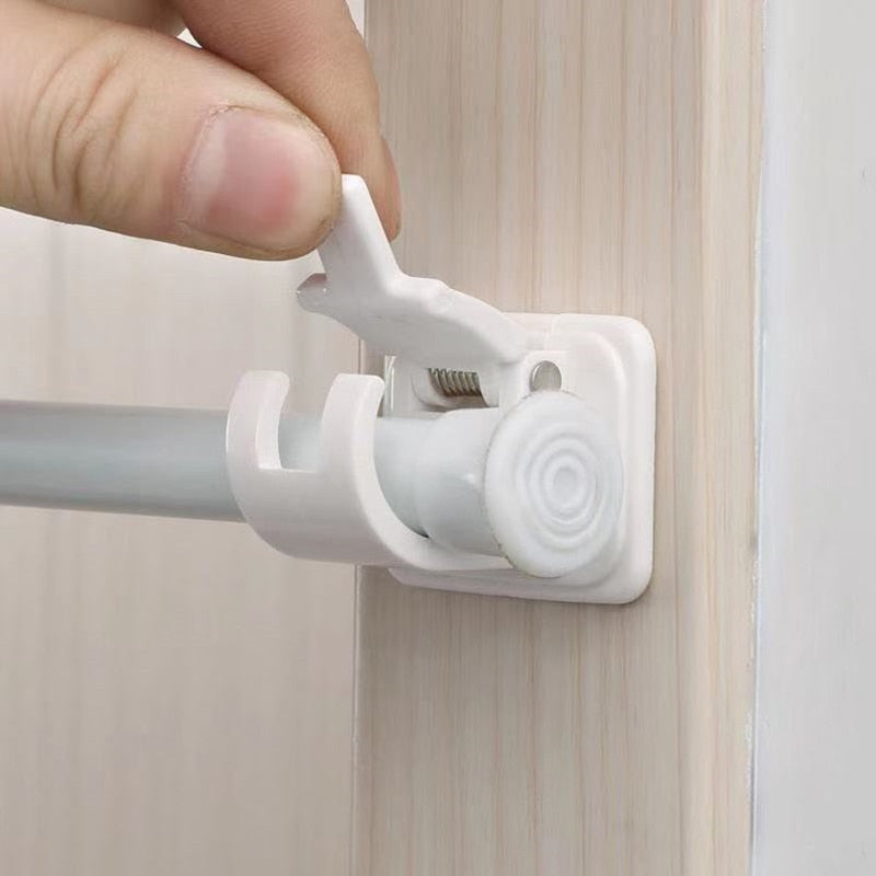 Supporti adesivi per tende | sistema di sospensione senza chiodi | regolabile e resistente | capacità di carico 8 kg