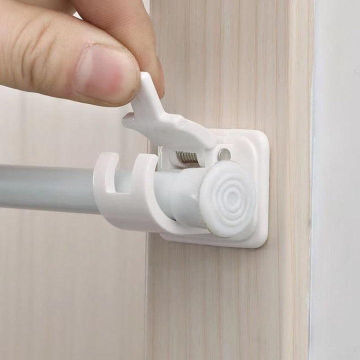 Supporti adesivi per tende | sistema di sospensione senza chiodi | regolabile e resistente | capacità di carico 8 kg