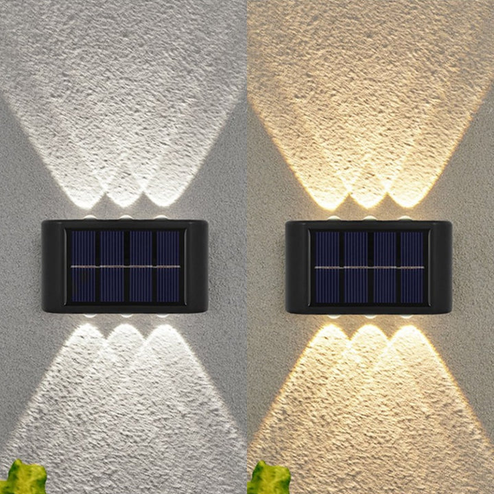 HelleNacht™ Lampada da parete LED premium | Impermeabile IP65 | Sensore di movimento | Luce calda up &amp; down