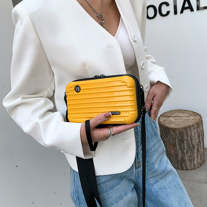 SBAG Borsa a tracolla | Borsa compatta da spalla | Idrorepellente e alla moda | Design rigido per uso quotidiano e viaggi