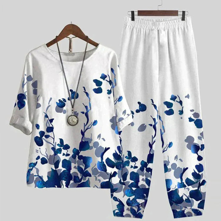 Damen-Zweiteiler mit Hemd &amp; High-Waist-Hose | Elegantes Hosen-Set mit lockerer Passform für Alltag &amp; Freizeit