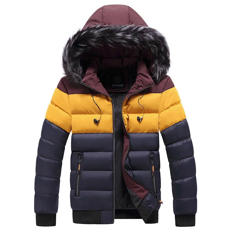 Herren Winterparka wasserdicht und winddicht | Thermisch isolierte Winterjacke für extreme Kälte, Alltag und Outdoor-Aktivitäten