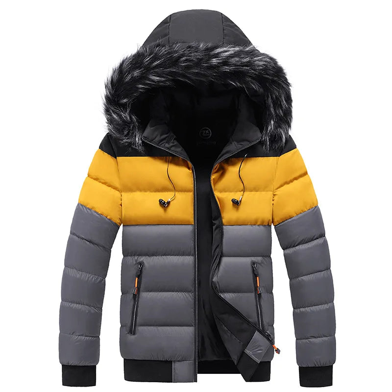 Herren Winterparka wasserdicht und winddicht | Thermisch isolierte Winterjacke für extreme Kälte, Alltag und Outdoor-Aktivitäten