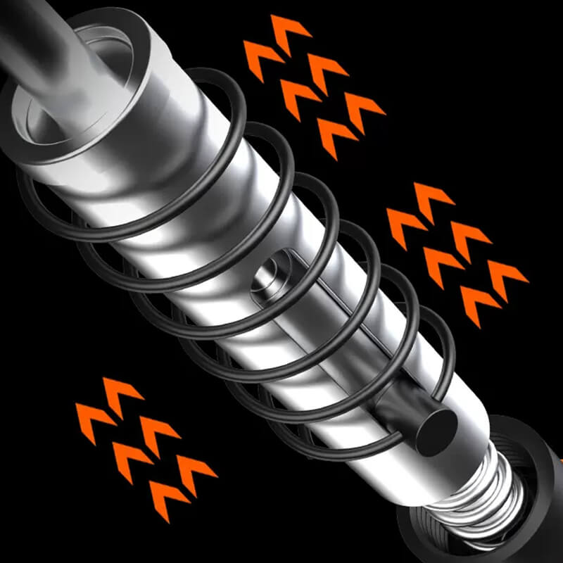 Druckluft-Nagelpistole für Metall | Edelstahl-Schlagmechanismus für konstante Schlagkraft | kompakt, präzise, mit Koffer