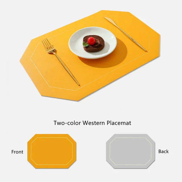 Double-layer PU leather placemat