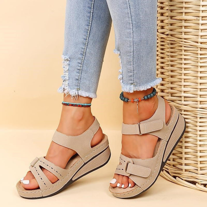 Damen Komfort-Sandalen für Alltag &amp; Sommer | ergonomisches Fußbett, leicht &amp; atmungsaktiv | vielseitig kombinierbar