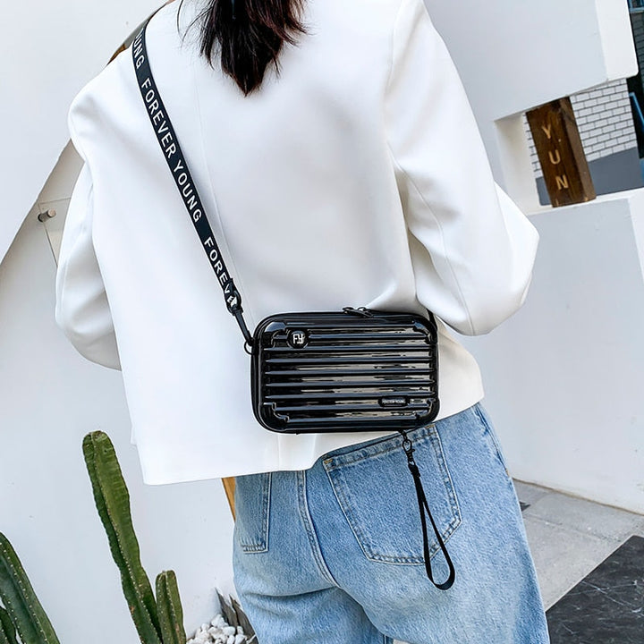SBAG Borsa a tracolla | Borsa compatta da spalla | Idrorepellente e alla moda | Design rigido per uso quotidiano e viaggi