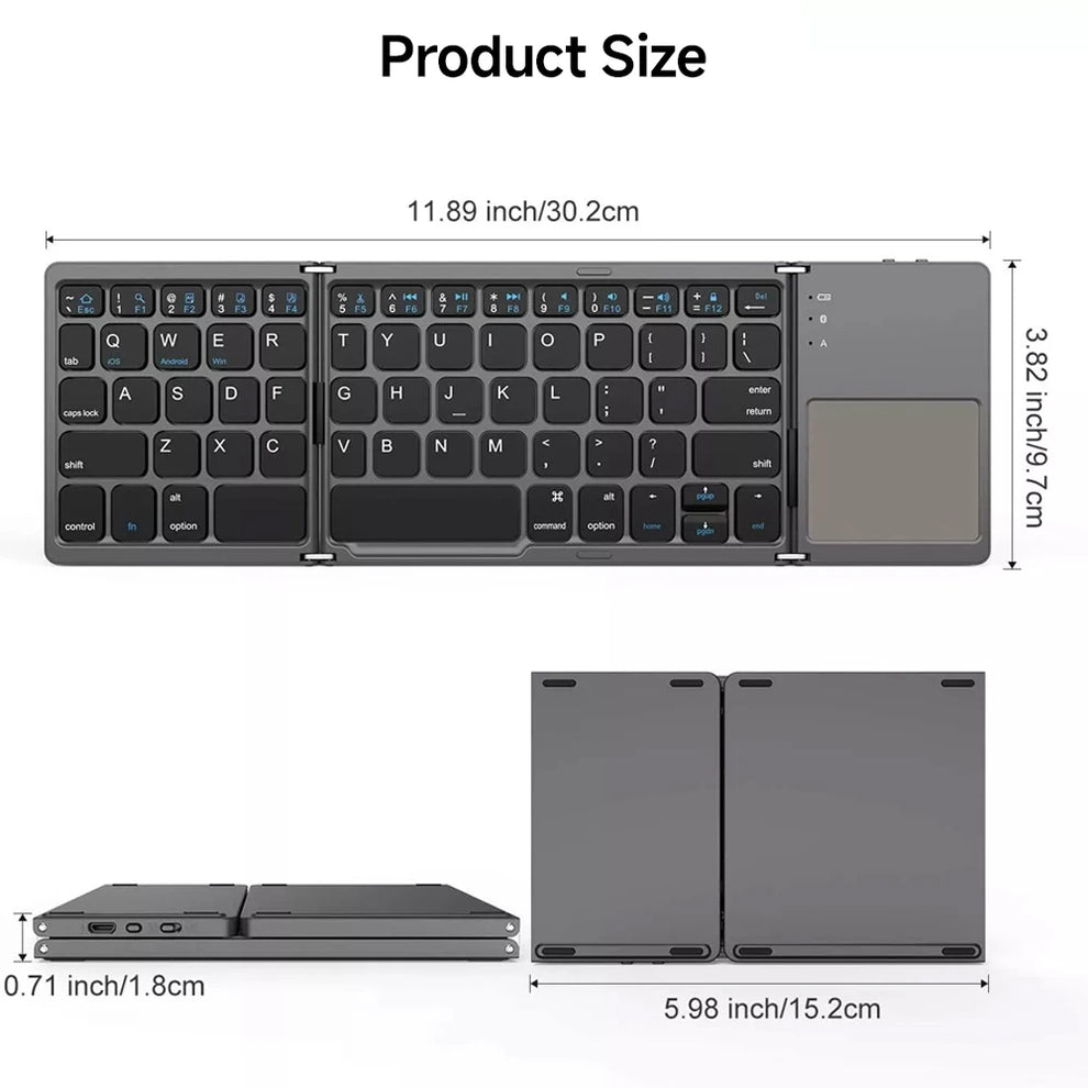 PocketType™ - Ultrakompakte und Sehr Tragbare Tastatur