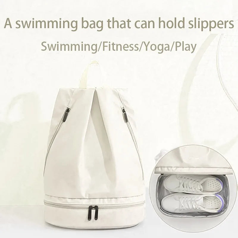 Sport Rucksack wasserabweisend | Fitnessrucksack mit Nass-Trocken-Fach &amp; 20–35 L Stauraum für Sport, Schwimmen &amp; Reisen