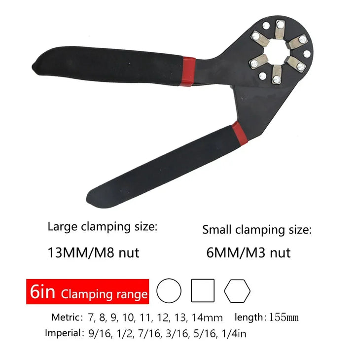 Adjustable wrench with fine adjustment | Wide clamping range &amp; anti-slip handle | Hardened steel, buy 1 get 1 free