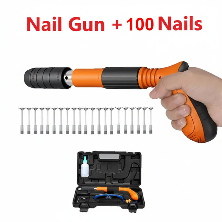 Pneumatic nail gun for wood &amp; assembly | precise nailing with fast trigger | for DIY, furniture making &amp; interior construction