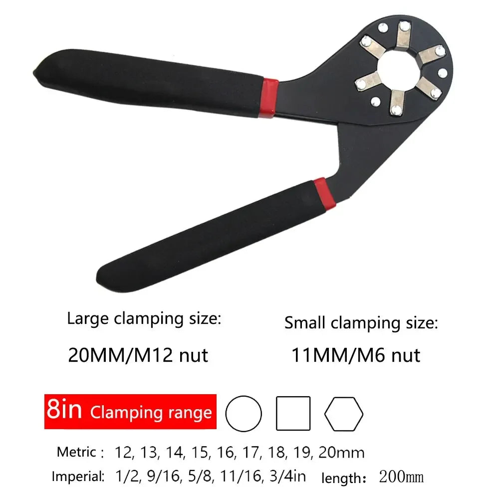 Adjustable wrench with fine adjustment | Wide clamping range &amp; anti-slip handle | Hardened steel, buy 1 get 1 free