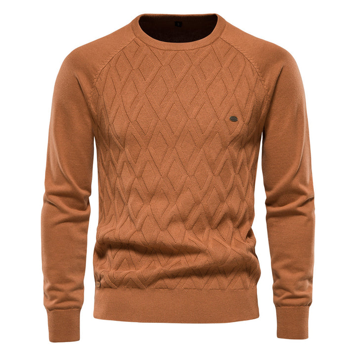 Herren Rollkragenpullover mit schmaler Passform | Warmer Strickpullover mit atmungsaktivem Stoff und eng anliegendem Rollkragen