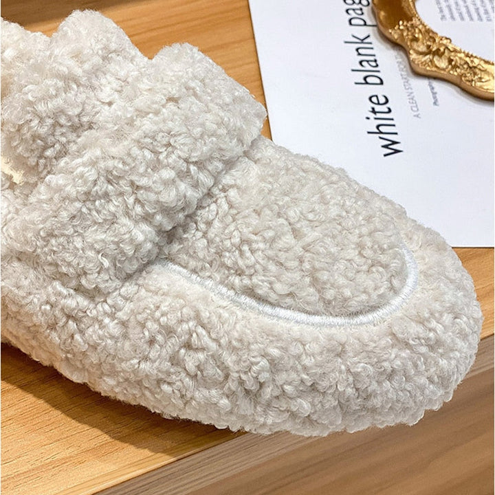 Ultraweiche Plüsch-Hausschuhe für Damen | Warme rutschfeste Kuschel-Pantoffeln | Komfortable Home Slipper für Winter &amp; Alltag