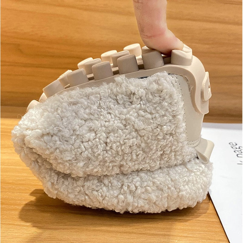 Ultraweiche Plüsch-Hausschuhe für Damen | Warme rutschfeste Kuschel-Pantoffeln | Komfortable Home Slipper für Winter &amp; Alltag