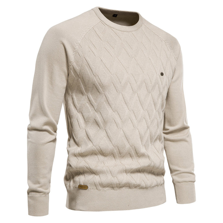 Herren Rollkragenpullover mit schmaler Passform | Warmer Strickpullover mit atmungsaktivem Stoff und eng anliegendem Rollkragen