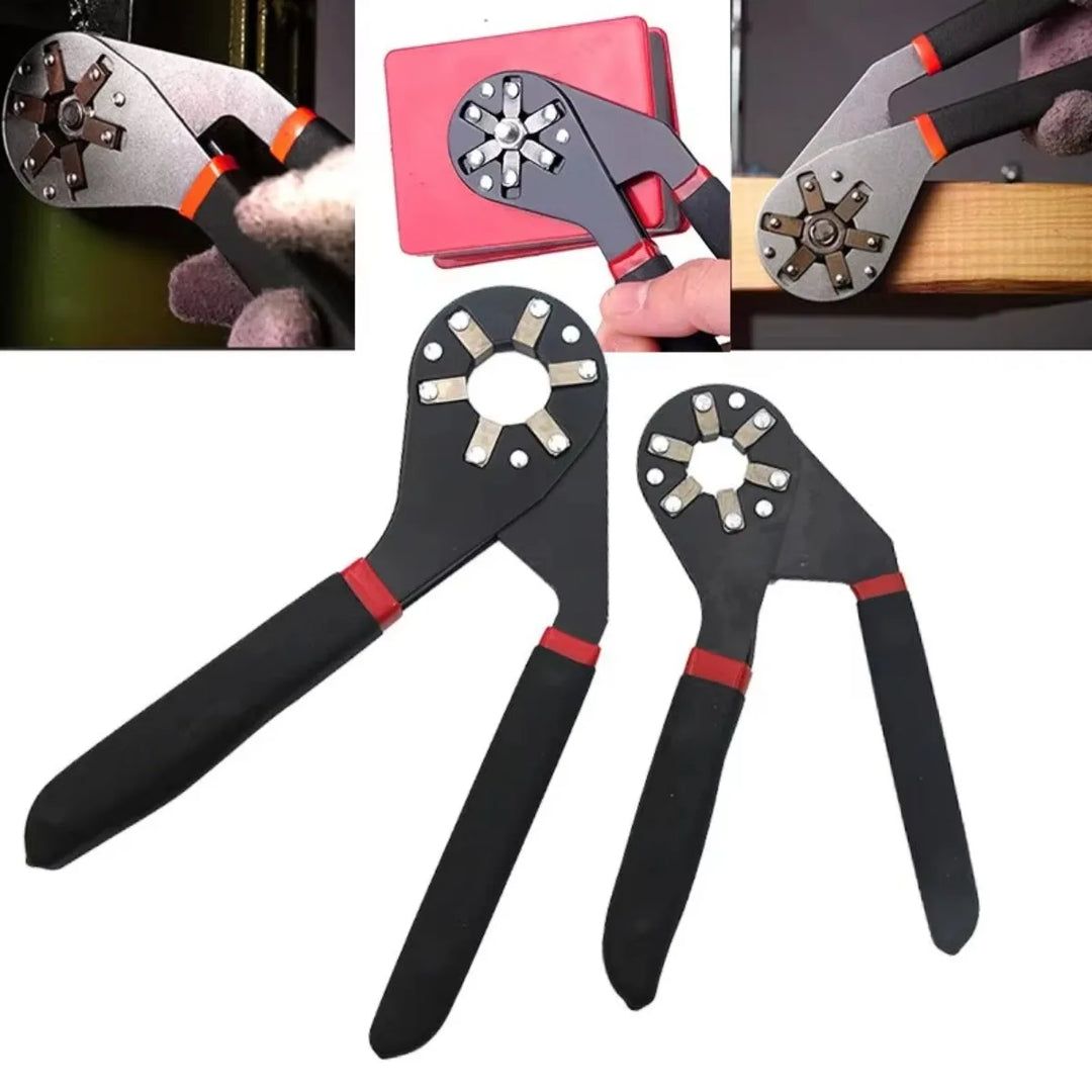 Adjustable wrench with fine adjustment | Wide clamping range &amp; anti-slip handle | Hardened steel, buy 1 get 1 free