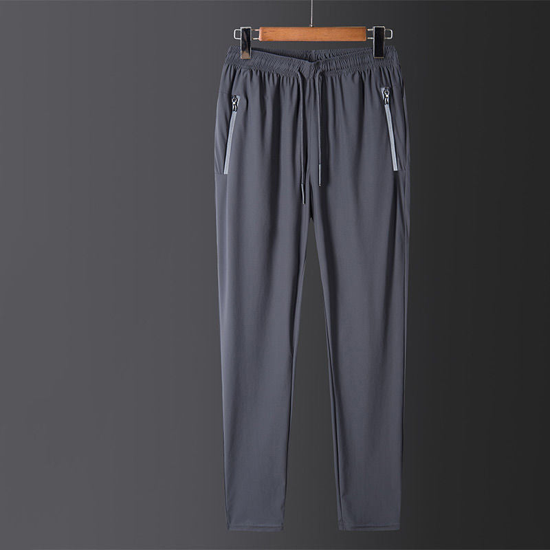 Schnelltrocknende Freizeithose | Stretchhose mit Reißverschlusstaschen und UV-Schutz
