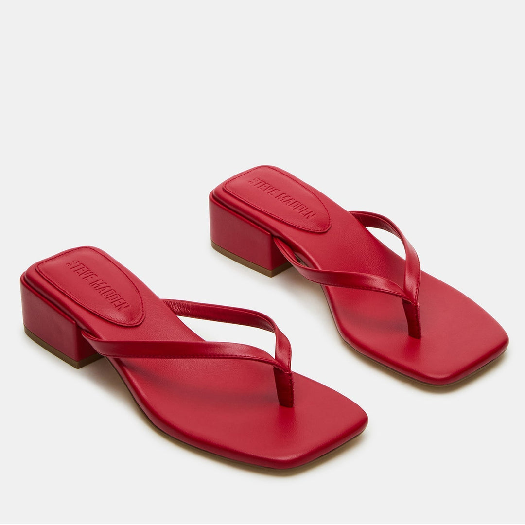 Damen Mule-Sandalen mit Zehentrenner | Vegane Sandalen mit 4,5 cm Absatz | Sommerliche Schuhe mit eckiger Spitze