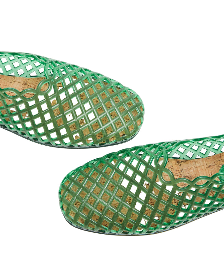 Damen Jelly-Cage Slipper mit eckiger Zehe | Luftiges Design &amp; flache Sohle für Alltag | StilSchritt