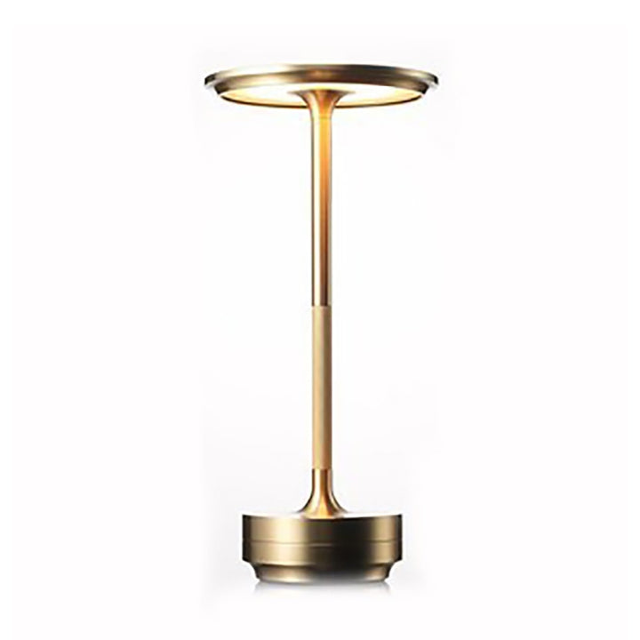 ShineCrest™ Kabellose Design-Tischlampe | Dimmbares LED-Licht aus Aluminium | Warmweiß, Wasserabweisend &amp; Elegant