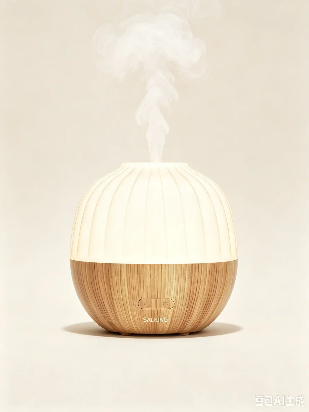 Eichel-Aroma-Diffusor | Ultraschall-Diffusor mit LED-Licht und 300 ml Wassertank