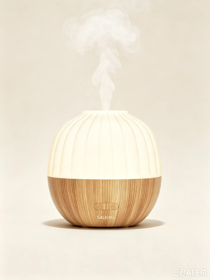 Eichel-Aroma-Diffusor | Ultraschall-Diffusor mit LED-Licht und 300 ml Wassertank