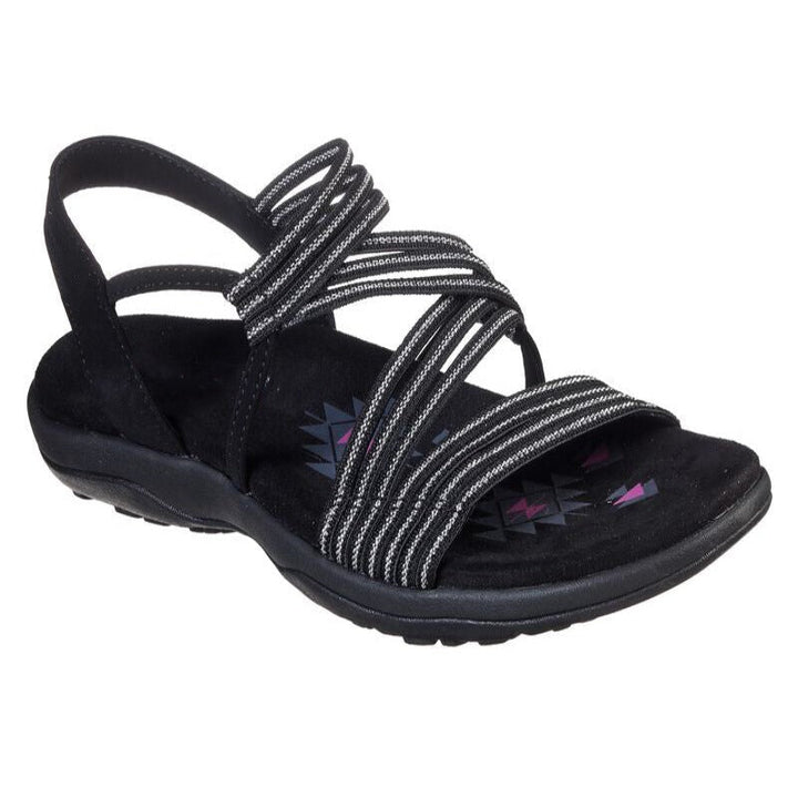 Stylische Damen-Sandale mit ergonomischem Fußbett | Trendiges Eco-Leder &amp; bequemer Halt | Ideal für Alltag &amp; Sommer-Outfits