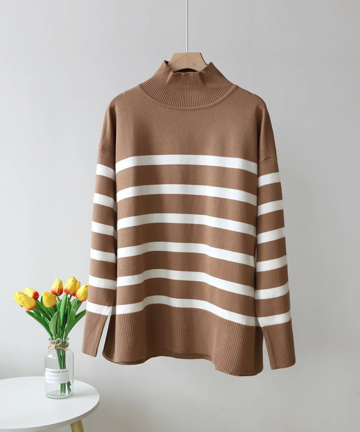 Jasmin| Pull à col roulé