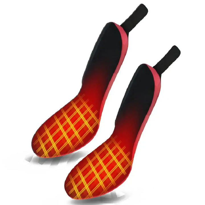 Beheizbare Einlegesohlen 40–60 °C | 3 Heizstufen, Fernbedienung, USB-C Akku und zuschneidbar für EU 35–46