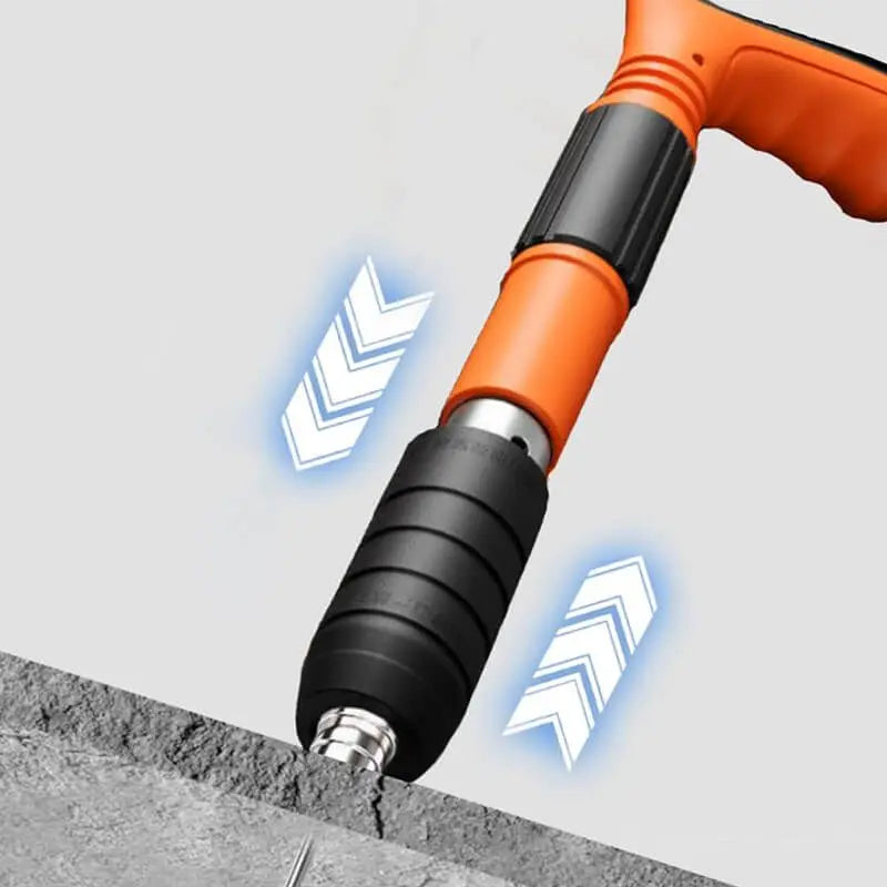 Pneumatic nail gun for wood &amp; assembly | precise nailing with fast trigger | for DIY, furniture making &amp; interior construction