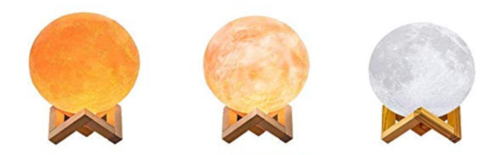 Luftbefeuchter Lampe | 2-in-1 Nachtlicht und Aroma-Diffusor mit 880-ml-Wassertank und drei Lichtmodi