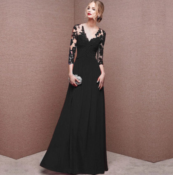 Arielle | Damen Elegantes Hochzeit Gast Kleid | Maxi