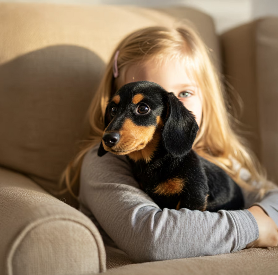 Interaktiver Plüschhund | Kuscheltier mit Sensoren, realistischen Bewegungen und ultraweichem Plüsch