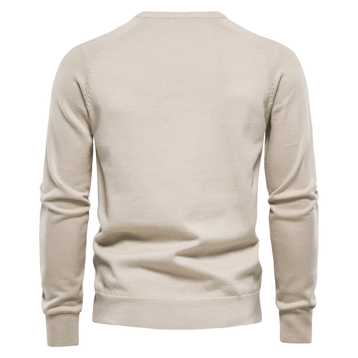 Herren Rollkragenpullover mit schmaler Passform | Warmer Strickpullover mit atmungsaktivem Stoff und eng anliegendem Rollkragen