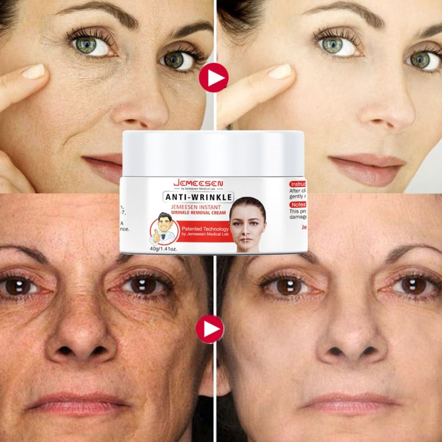 Anti-Falten Gesichtscreme 50 ml | Intensive Feuchtigkeitspflege für glattere Haut | Straffendes Hautgefühl &amp; strahlender Teint