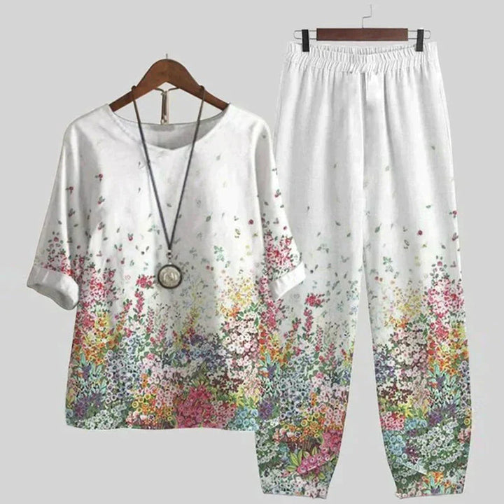 Damen-Zweiteiler mit Hemd &amp; High-Waist-Hose | Elegantes Hosen-Set mit lockerer Passform für Alltag &amp; Freizeit