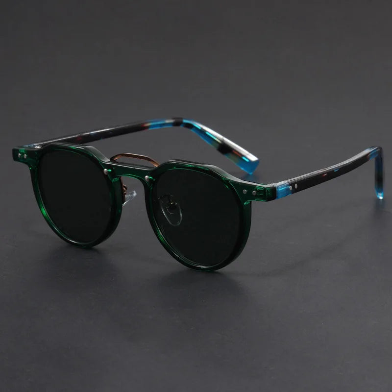 Retro Sonnenbrille mit markantem Rahmen | UV-Schutz für Alltag &amp; Urlaub | Leicht &amp; bequem, unisex | Vintage-Look für jedes Outfit