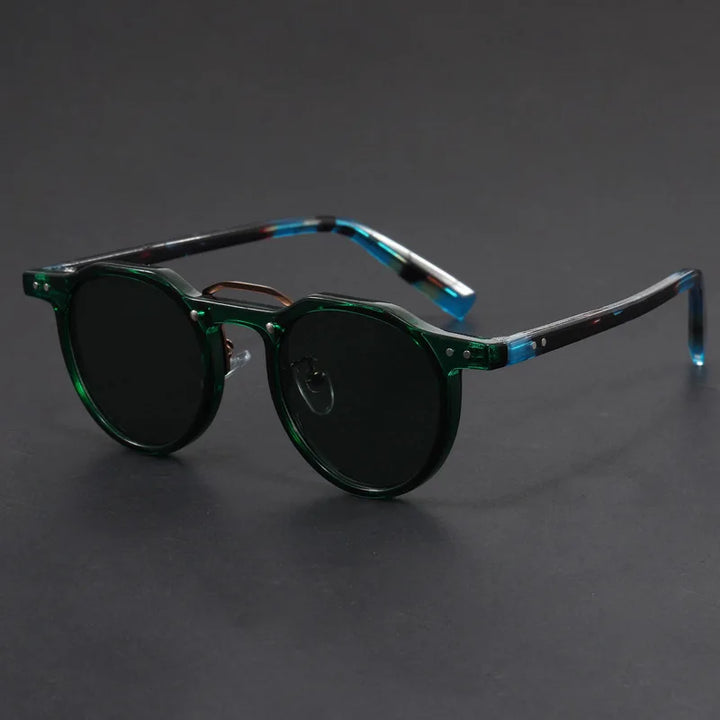 Retro Sonnenbrille mit markantem Rahmen | UV-Schutz für Alltag &amp; Urlaub | Leicht &amp; bequem, unisex | Vintage-Look für jedes Outfit