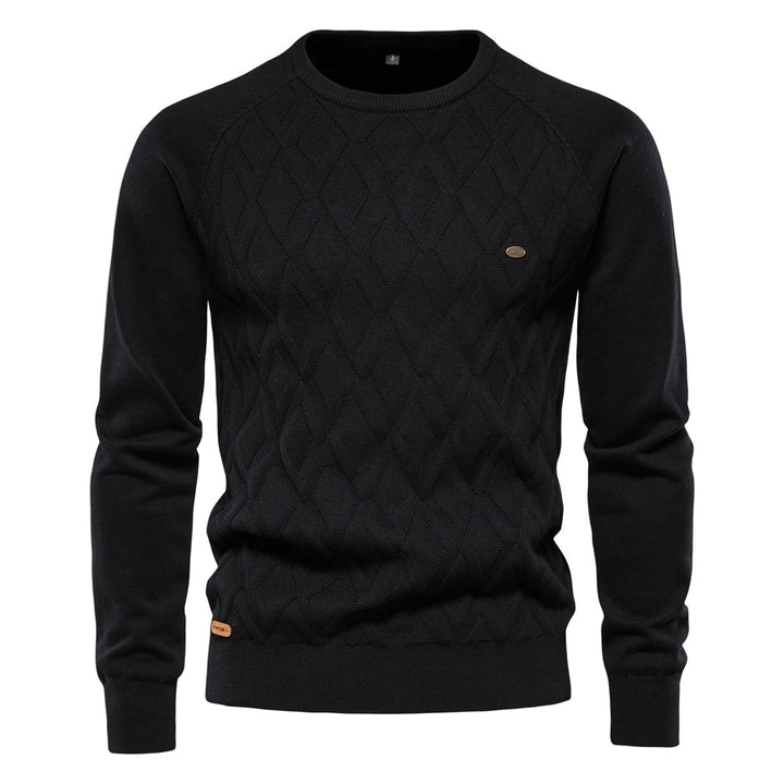 Herren Rollkragenpullover mit schmaler Passform | Warmer Strickpullover mit atmungsaktivem Stoff und eng anliegendem Rollkragen